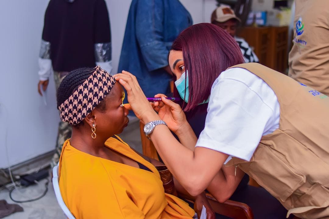 Briella Eyecare community outreach, Benin City